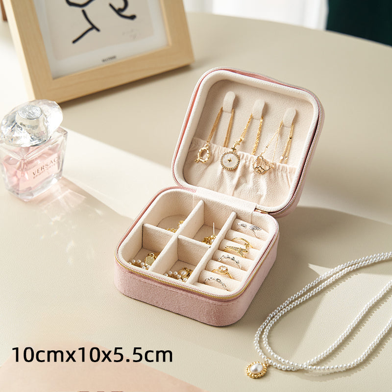 Compact and Portable Luxurious and Exquisite Jewelry Box
