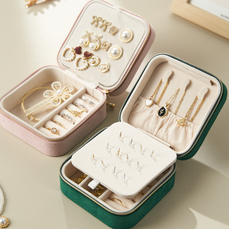 Compact and Portable Luxurious and Exquisite Jewelry Box