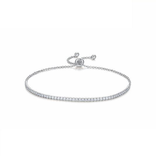Fashionable Minimalist Sterling Silver Niche Design Bracelet