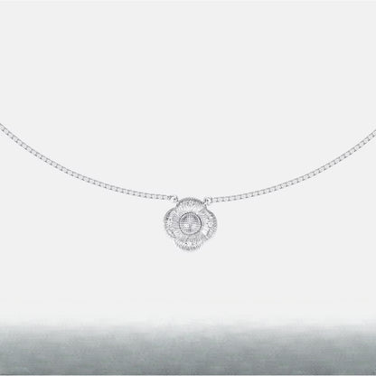 Camellia 925 Sterling Silver Luxury Niche Exquisite Necklace