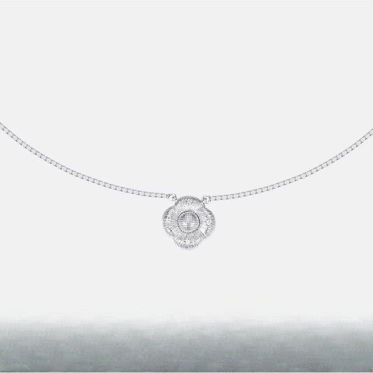 Camellia 925 Sterling Silver Luxury Niche Exquisite Necklace