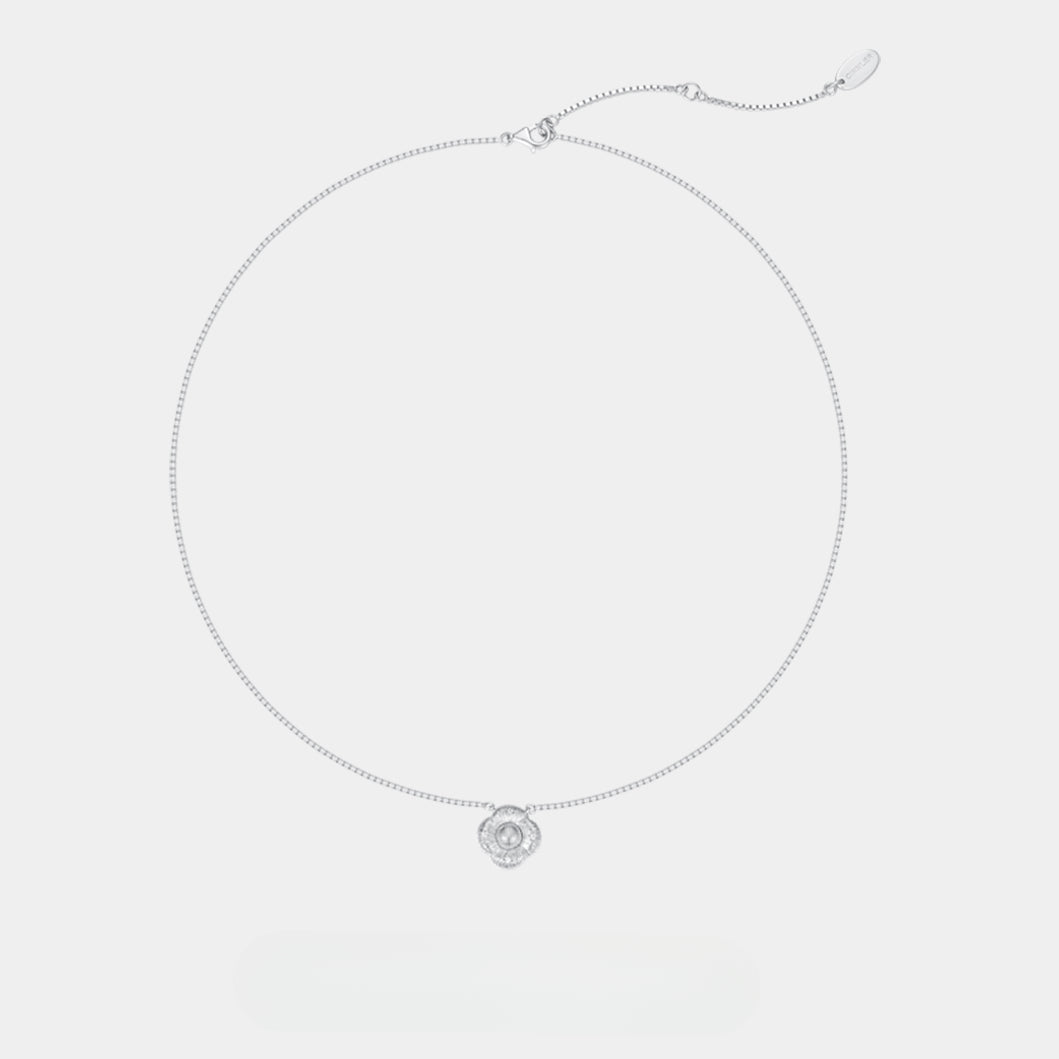 Camellia 925 Sterling Silver Luxury Niche Exquisite Necklace